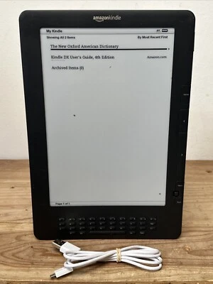 Amazon Kindle DXG 9.7" Graphite D00801 with New Battery International Version - Image 1 of 4