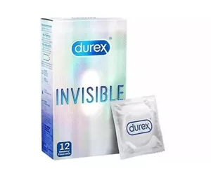 36x Durex Invisible Condoms Extra Thin for Intense Sensation Exp 04/2027 - Picture 1 of 1