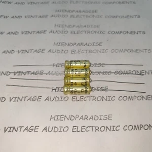 NOS SIEMENS SIKOREL B41590 47uF 10v 125C AX EXTREME HIEND AUDIO CAPACITORS!4pcs! - Picture 1 of 3