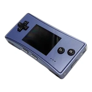 Nintendo Gameboy Micro Blau Nur Konsole Getestet Funktioniert Japanisch Selten - Bild 1 von 10
