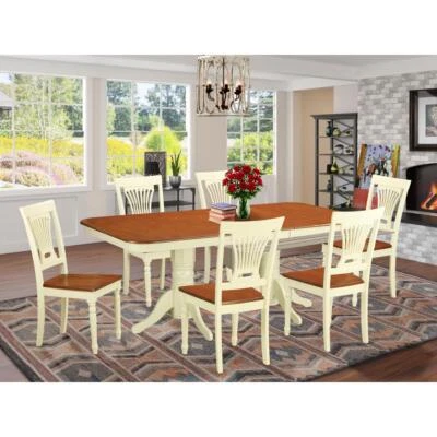 7  PC  Dining  set-Dining  Table  and  6  Dining  Chairs  for  Dining - Image 1 of 4