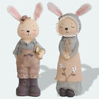 1pc Rabbit Figurine Adorable Decorative Cartoon Standing Rabbit Statue Sculpture
