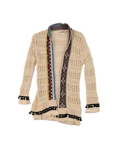Lange Strickjacke Pullover Damen Desigual Mehrfarbig Größe S - Bild 1 von 3
