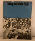 1972 JOHN DENVER SHEET MUSIC "ROCKY MOUNTAIN HIGH" 