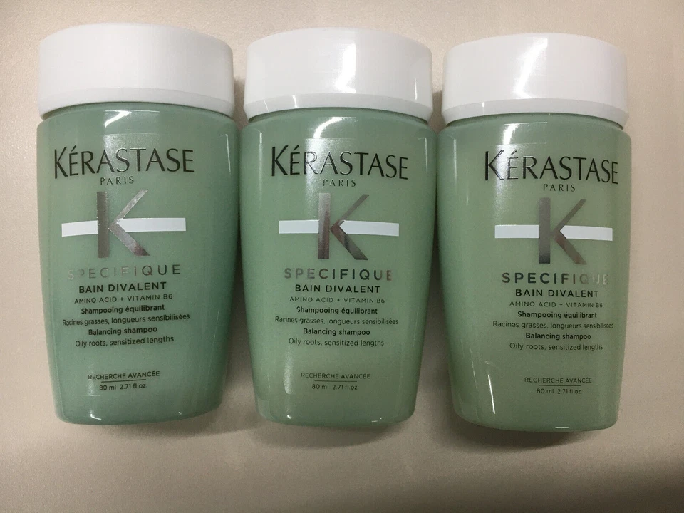 KÉRASTASE KERASTASE SPECIFIQUE SHAMPOO BAIN DIVALENT 3 x 80ml - SONDERGRÖSSE