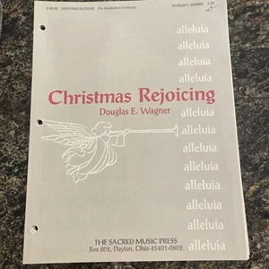 Christmas Rejoicing for 3-4 octaves of handbells by Douglas E. Wagner - Picture 1 of 2