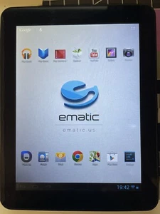 Ematic EGP008BL 8 Inch 8GB Pro Multi-Touch Tablet with Android 4.1 Jelly Bean - Picture 1 of 5