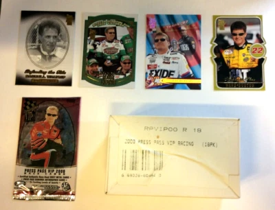 2000 Press Pass VIP Factory Sealed NASCAR Racing Retail Edition 15 Pack Lot RARE - Image 1 of 2