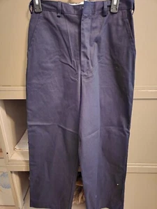 Hill Sportswear Boys School Uniform Navy Flat Front Pants Size 16 - Picture 1 of 8