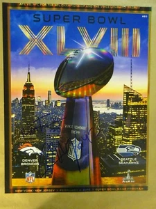 Autographed Super Bowl 48 11"x14" Program Photo Signed by 2 Seattle Seahawks - Picture 1 of 7