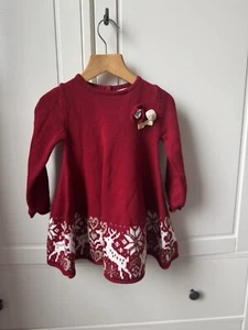 Heirloom by Polly Flinders Dress & Tights Set girls toddler 18 months Christmas - Picture 1 of 5