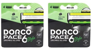 Dorco Pace 6 Sicherheit Trimmer Stil Rasierklingen Nachfüllpack 8 Patronen - Bild 1 von 3