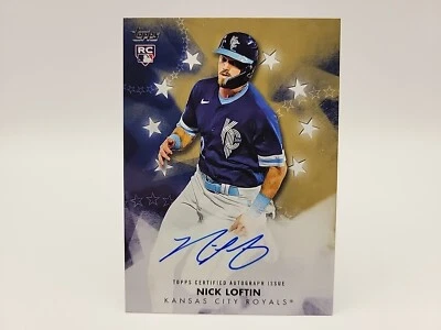 🔥2024 Topps Series 1 NICK LOFTIN #BSALO Baseball Stars ROOKIE Royals  Autograph - Image 1 of 2