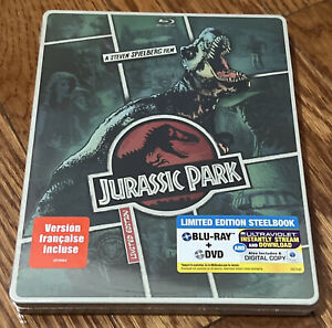 Jurassic Park 2-Discs Bluray FutureShop Steelbook NEW
