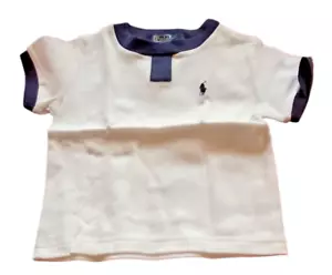 Boys T-Shirt Polo RALPH LAUREN Baby Top 9 Months - Picture 1 of 4
