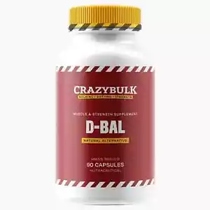 CRAZYBULK D-BAL MUSCLE BUILDER STRENGTH GAIN 90 CAPSULE Pack of 1 - Picture 1 of 2