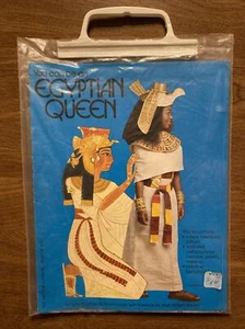 Raro De Colección Museo Metropolitano de Arte 1979 Reina Egipcia Disfraz Kit de Costura D4 - Imagen 1 de 12