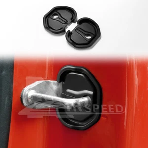 For Fiat 500 Abarth 595 Silicone Car Auto Door Lock Cover Latch Protection 2pcs - Picture 1 of 10