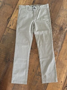 NWT Youth Boys Pants BILLABONG Carter Chino 27 Khaki $45 - Picture 1 of 4