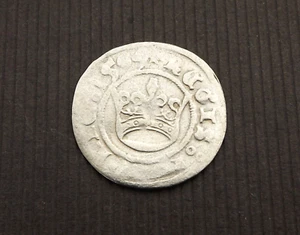 Poland Medieval 1509 1/2 Grosz Groschen Sigismund Silver -VF C9889 - Picture 1 of 2