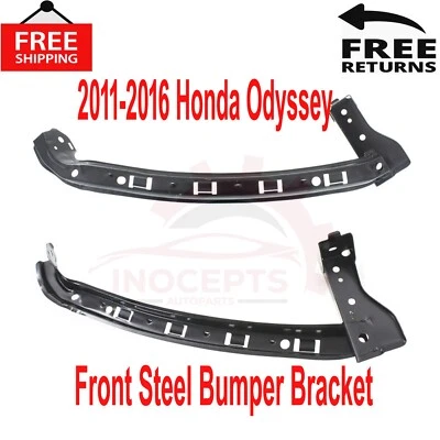 New Front Left & Right Side Bumper Bracket For 2011-2016 Honda Odyssey Steel - Image 1 of 4
