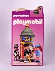 Playmobil 5350 Victorian Advertising Kiosk New in Open Box 100% Complete - Picture 1 of 7