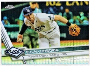 Evan Longoria - 2017 Topps Chrome Prism Refraktor - Bild 1 von 2