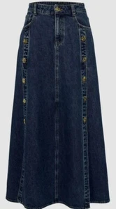 Urban REVIVO Maxi A-Linie Jeansrock XL - Bild 1 von 5