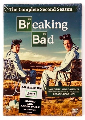 Breaking Bad The Complete Second Season DVD Box Set 2009 Bryan Cranston Sealed - Image 1 of 4