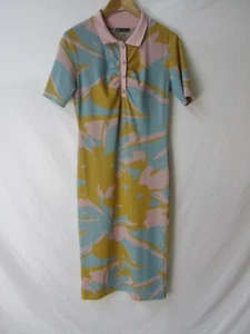 Zara Long Straight Knitted Long jumper Dress ~ Yellow Multi ~ Size M - Picture 1 of 8