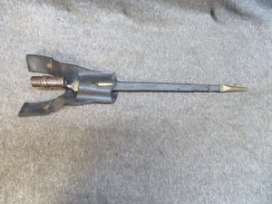 CIVIL WAR ERA BRITISH PATTERN 1853 ENFIELD SOCKET BAYO W/ SCABBARD & FROG - Picture 1 of 12