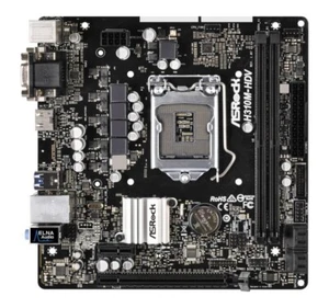 Carte mère ASRock H310M-HDV Rev.1.02 Intel H310 socket Micro ATX 1151 #302091 - Photo 1/2