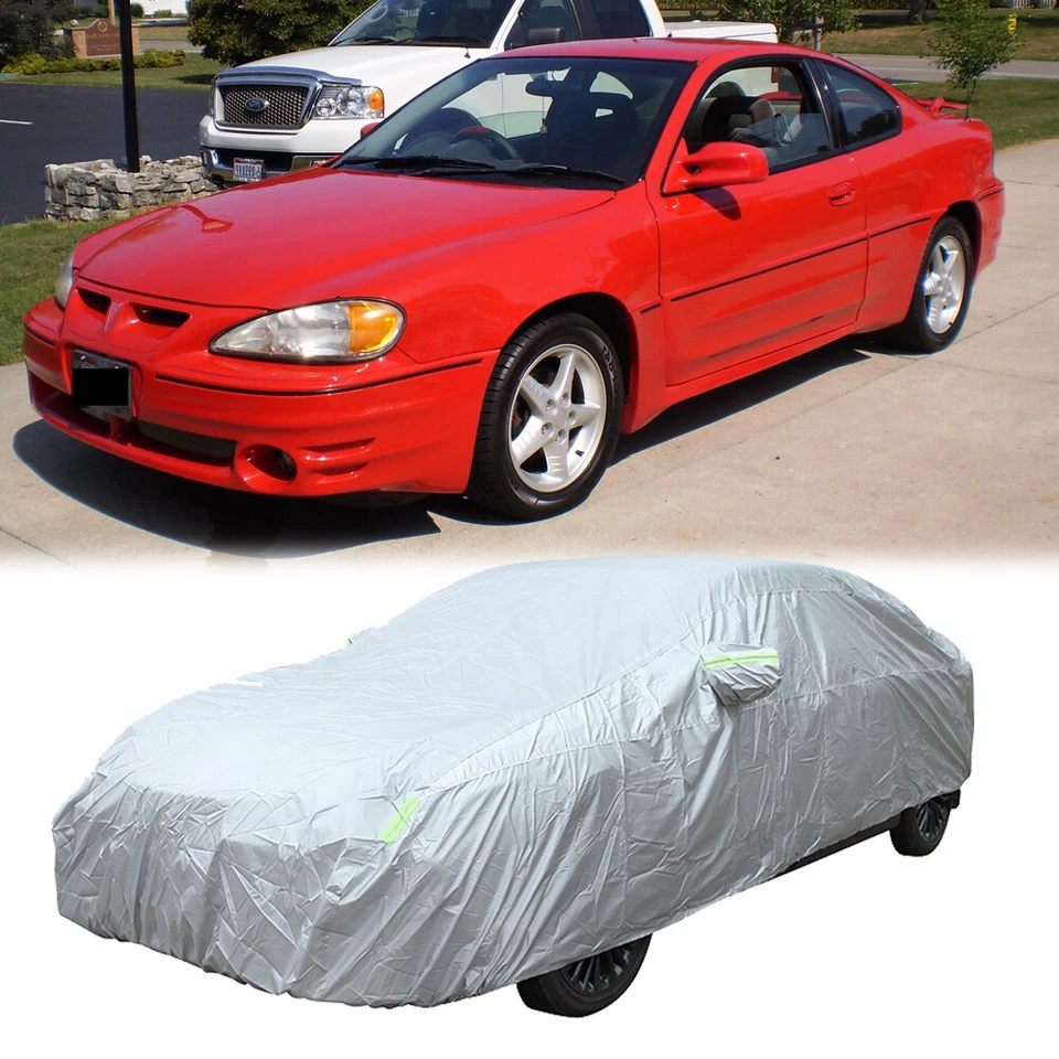 For PONTIAC Grand Am Full Car Cover Outdoor UV Wind Rain Dust Snowproof Protect - Image 1 of 4