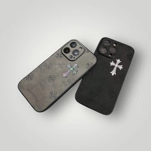 Chrome Cross Shockproof MagSafe iPhone Case | Y2K Aesthetic 11–16 Pro Max - Picture 1 of 5