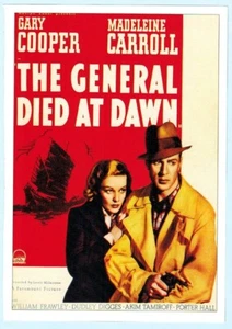 Flyer from the Spanish magazine Accion to movie THE GENERAL DIED AT DAWN - Bild 1 von 2