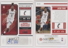 2018 Panini Contenders Draft Picks College Ticket Jacob Evans III Rookie Auto RC