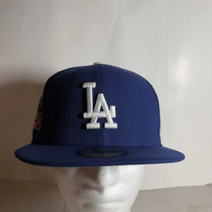New Era 59Fifty Los Angeles Dodgers World Series MLB Fitted Hat NEW 7 1/4 - Picture 1 of 7