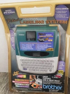 Vintage Sistema di etichettatura elettronica Brother P-Touch PT-1700 1999 N.O.S. (LEGGI) - Foto 1 di 11
