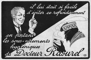 *** Les sous-vêtements du Docteur Rasurel *** 1919 - pub. (28 x 18,5) // a204 - Imagen 1 de 1