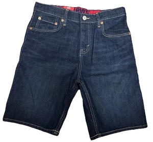 Corto de mezclilla Levi Strauss 511 para niños talla regular 16 W28 cómodo elástico cintura ajustable - Imagen 1 de 5