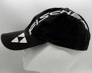 Casquette chapeau Fischer noire profil bas logo boucle crochet style propre en Autriche - Photo 1/12