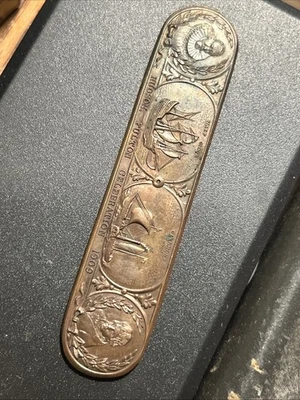 RARO EE. UU. 1909 HUDSON-FULTON CELEBRACIÓN MEDALLA REED AND BARTON CO. PLATEROS Foto 1 de 4