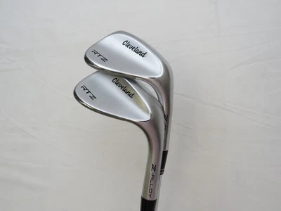 Used Cleveland RTZ Alloy Satin Wedge Set 52.10 56.10* Dynamic Gold TI Stiff Flex - Image 1 of 4