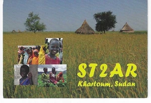 QSL 2011 Sudan Funkkarte - Bild 1 von 1
