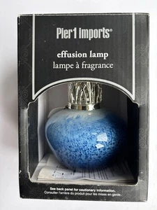 Pier 1 La-Tee-Da! Effusion und Duftöllampe blau Wirbelglas - Bild 1 von 11