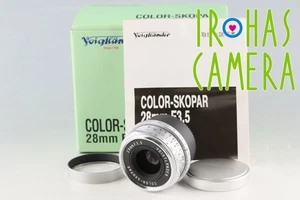 Voigtlander Color-Skopar 28mm F/3.5 Lens for Leica L39 With Box #60185 L7 - Picture 1 of 9