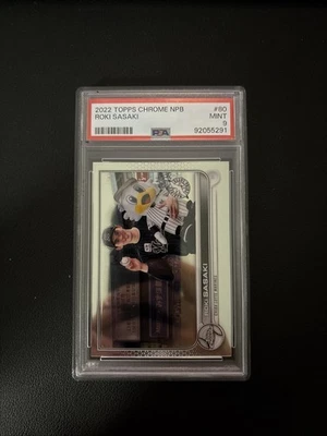 2022 Topps NPB - Roki Sasaki #80 - MINT PSA 9 - Image 1 of 2
