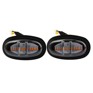 2PCS Yellow LED Car Front Bumper Grille Light Bulbs for Enhanced Visibility - Picture 1 of 15
