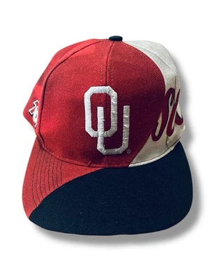 De Colección Oklahoma Sooners Snapback Sombrero The Wave TOW Top Of The World Firmado Automático Foto 1 de 4