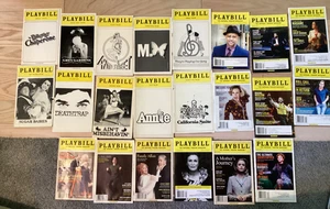 Lote de 22 Playbills de Broadway vintage mixtos de los años 70-80 y 2000 - Imagen 1 de 10